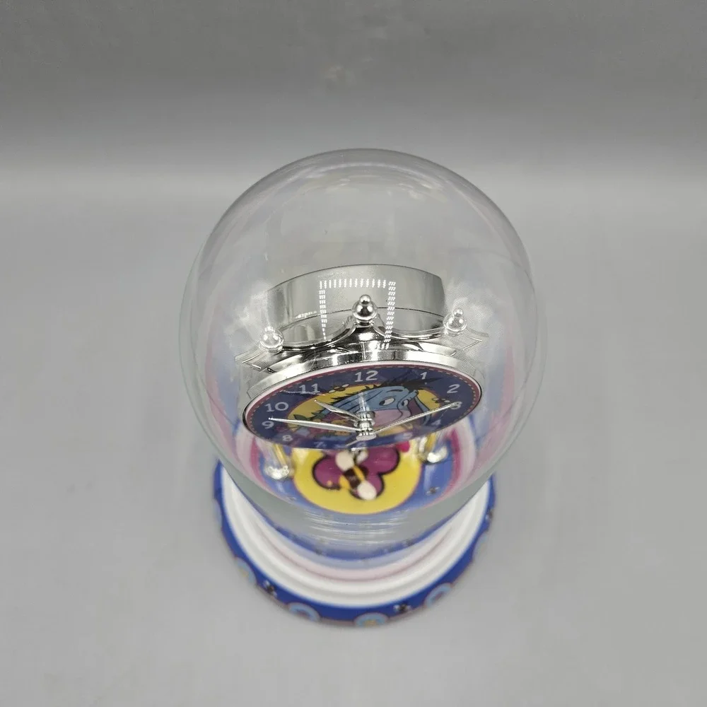 Disney Winnie the Pooh Eeyore Anniversary Clock Ladybugs & Bees Spin Pendulum